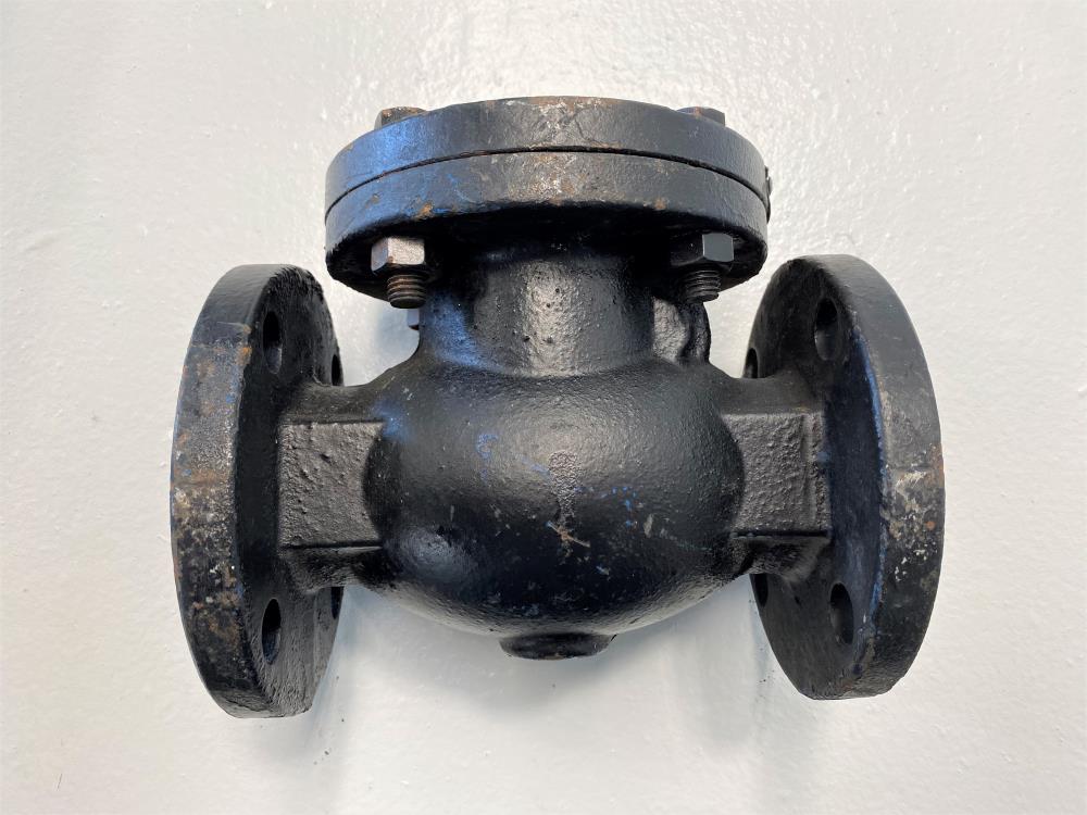 Walworth 2" 125# Cast Iron Flat Face Swing Check Valve, W928